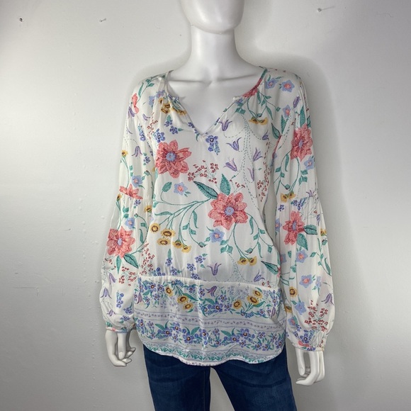 Old Navy women’s boho cottage core blouse‎ - Picture 5 of 13
